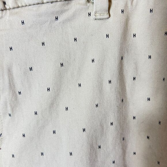 Tommy Hilfiger Hampton Tan "H" Pattern Stretch Slim Leg Chino Pants Size 16 - Picture 6 of 16
